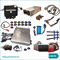 Boma 7 Upgrade to 8 Handlebar (Dual) Throttle Electrical Bundle 120 Amp