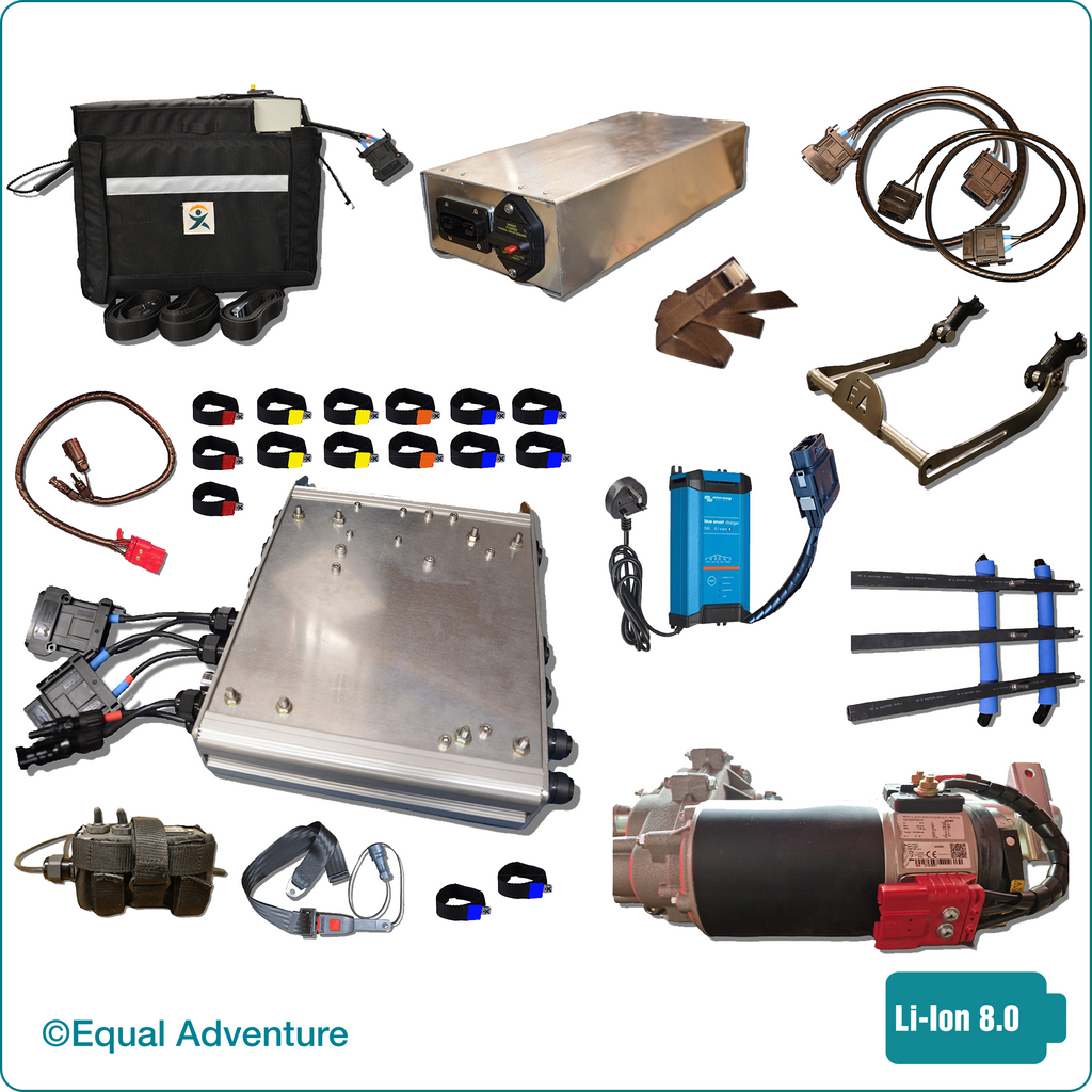 Image of Boma 7 Upgrade to 8 Handlebar (Dual) Throttle Electrical Bundle 120 Amp