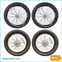 Wheels Front and Back Upgrade Bundle