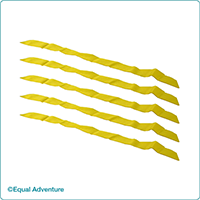 Aquabac (Adult) Yellow Central Release Strap (Pack of 5)