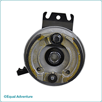 Boma 7.5 Sturmey Archer 90mm Left Brake Plate Assembly – QR